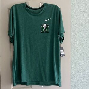 Nike Men’s Green Dri-FIT Short Sleeve Logo Tee